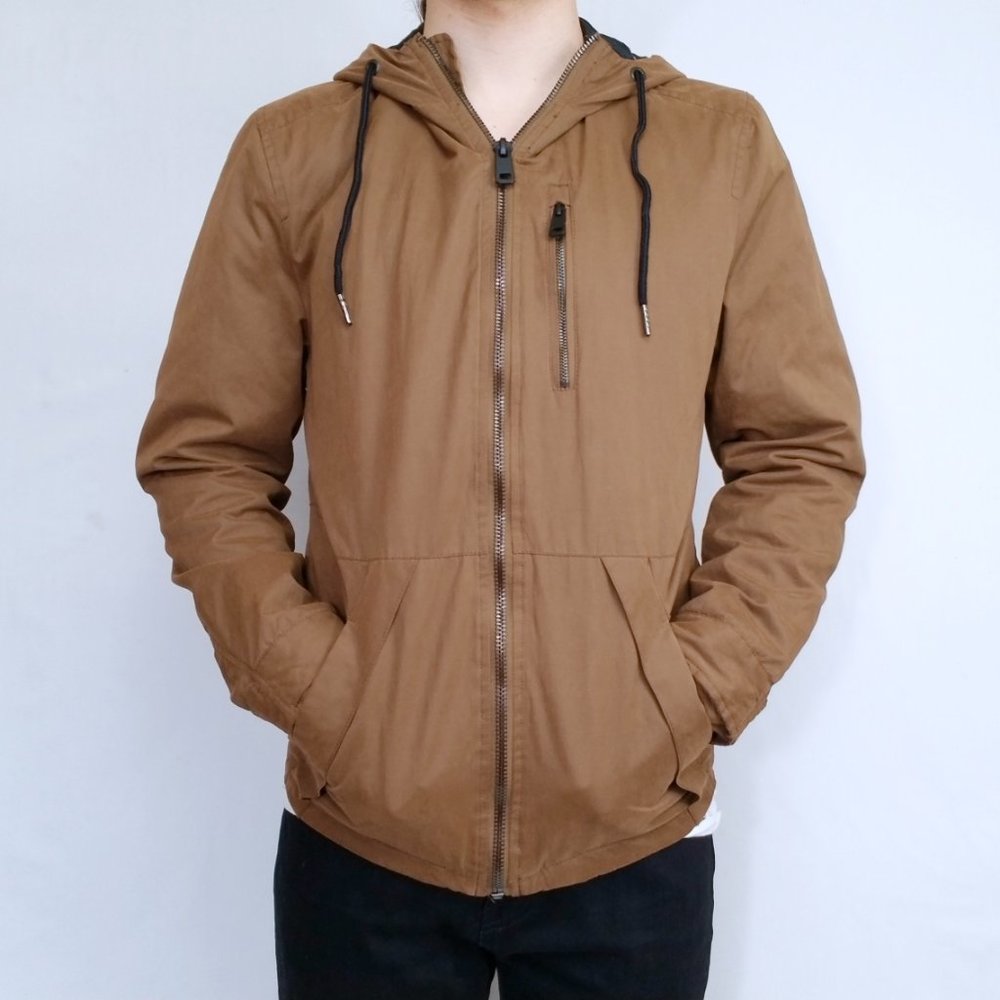 CONNOR Men's Brown Winter Snow Hoodie Jacket XS